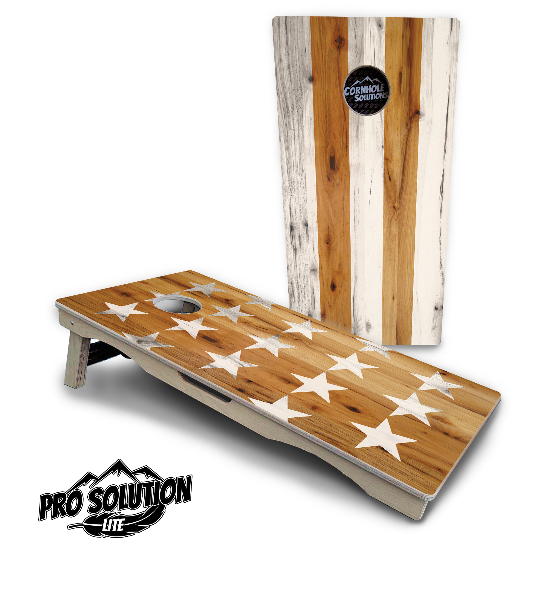 Large Stars & Stripes Cornhole Boards - Pro Solution Lite Series Cornhole Solutions