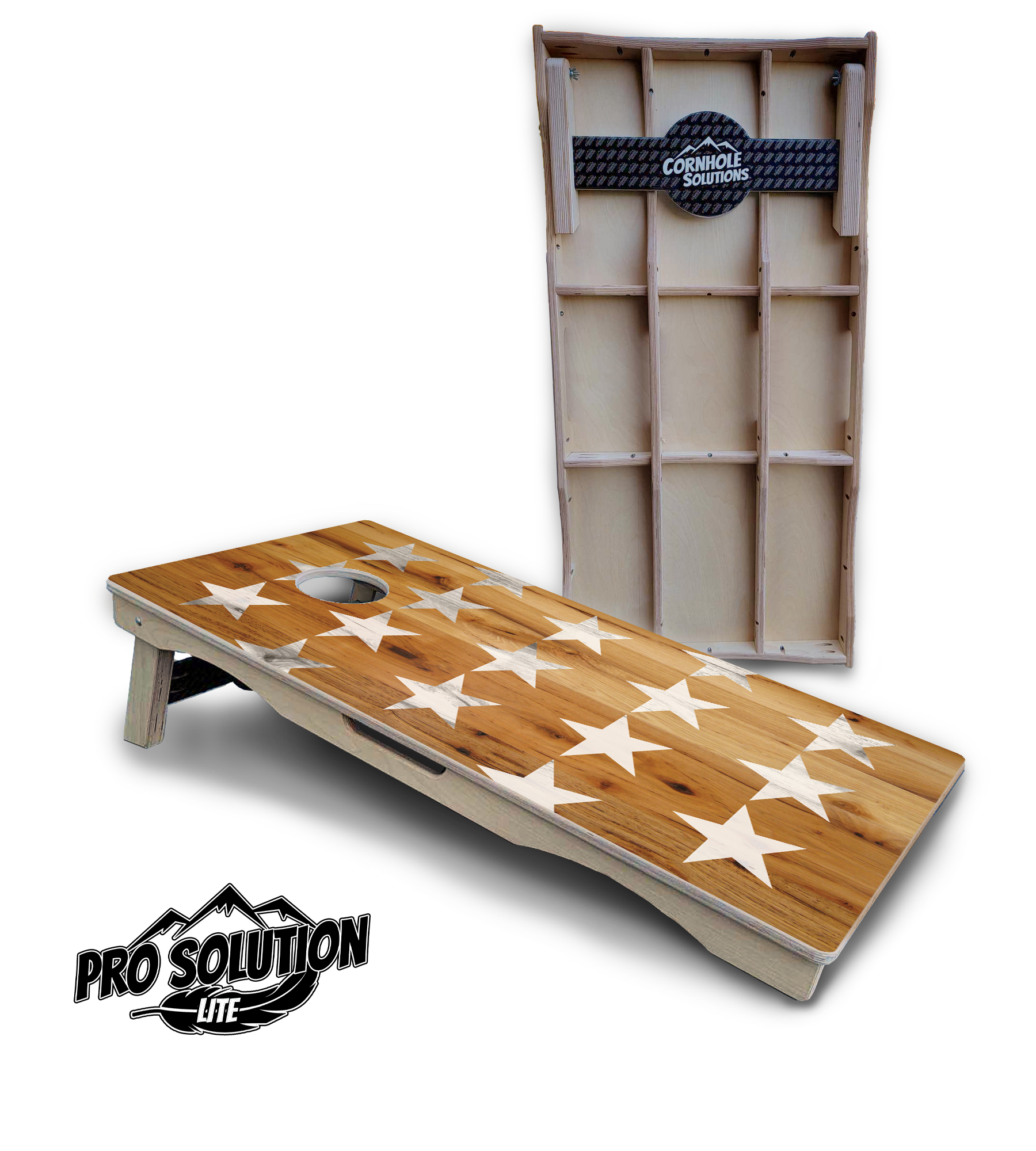 Large Stars & Stripes Cornhole Boards - Pro Solution Lite Series Cornhole Solutions