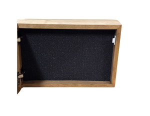 Flag Skull Gun Safe - Wall Mounted Decorative Secure Gun Cabinet