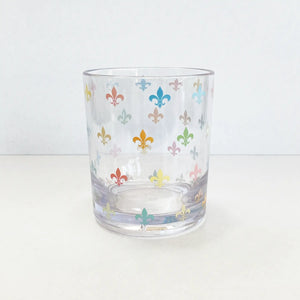Fleur De Lis Acrylic Drinking Glasses Nola Tawk