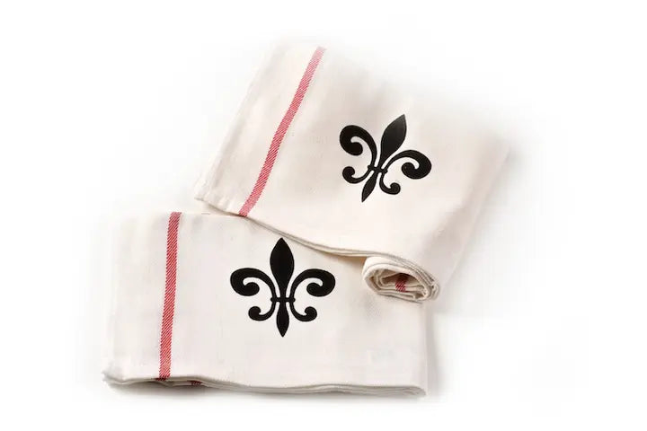 Fleur De Lis Cotton Kitchen Towels Nola Tawk