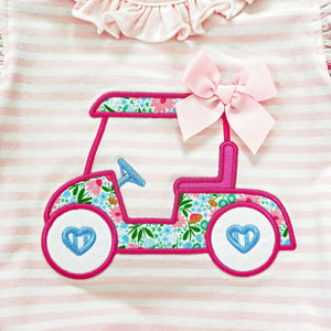 Floral Tee Time Girls Golf Short Set Seven Lantern Lane
