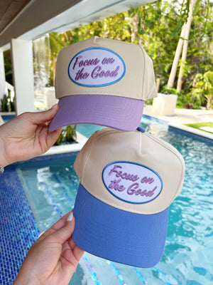 Focus on the Good -  Vintage Trucker Hat KenzKustomz