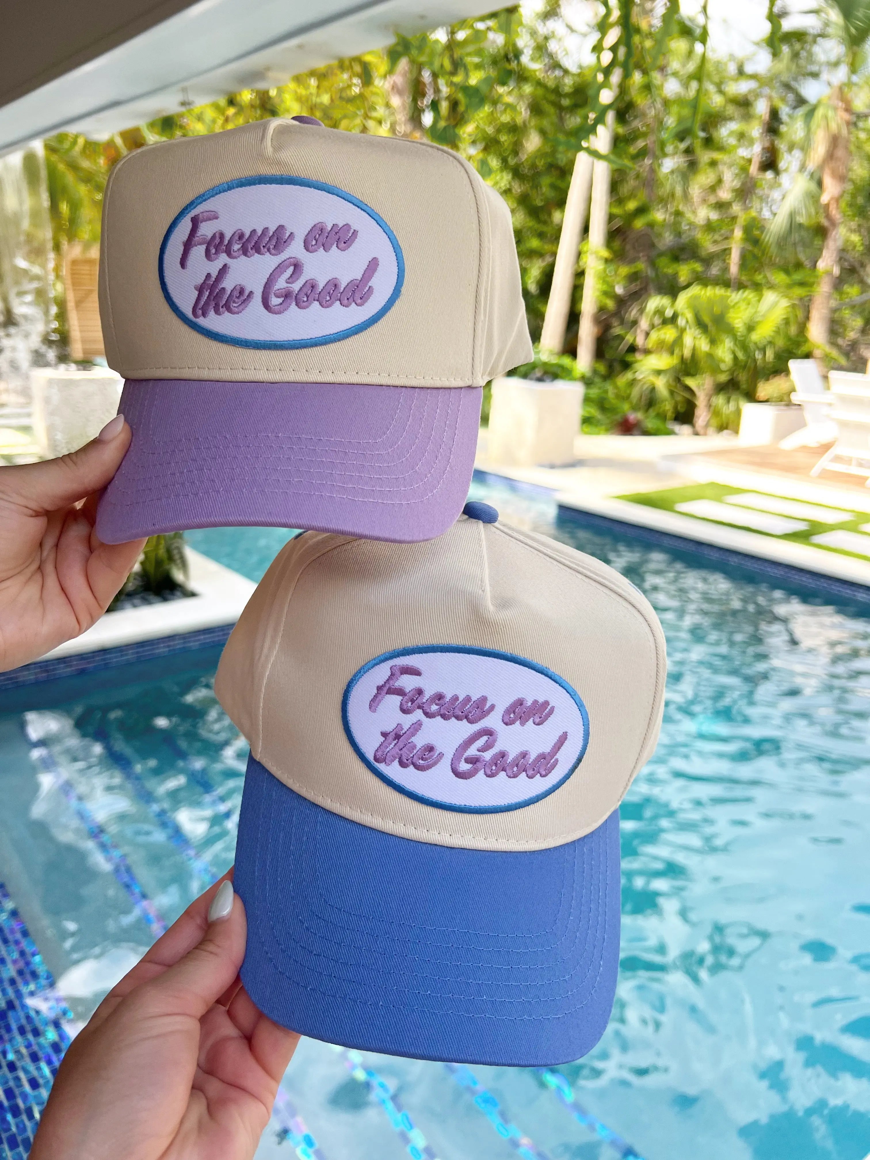 Focus on the Good -  Vintage Trucker Hat KenzKustomz