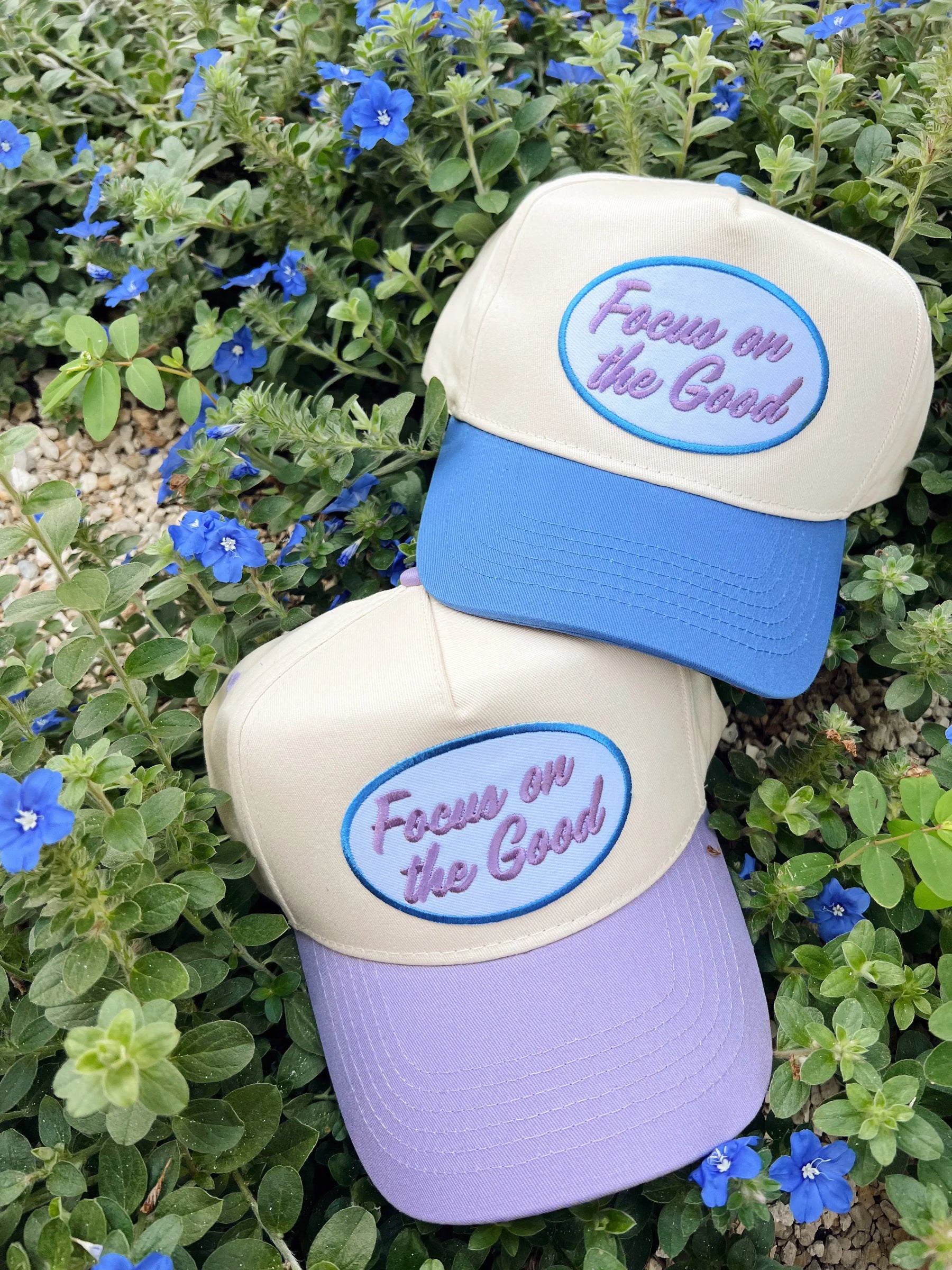 Focus on the Good -  Vintage Trucker Hat KenzKustomz
