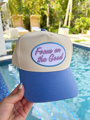 Focus on the Good -  Vintage Trucker Hat KenzKustomz