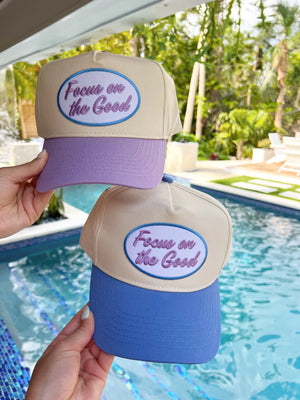 Focus on the Good -  Vintage Trucker Hat KenzKustomz