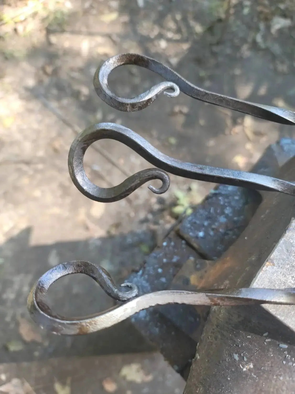 Forged Meat Skewers Redbeard's Forge LLC