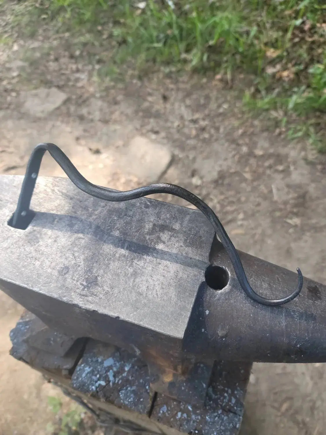 Forged Plant/Lantern Hanger Redbeard's Forge LLC