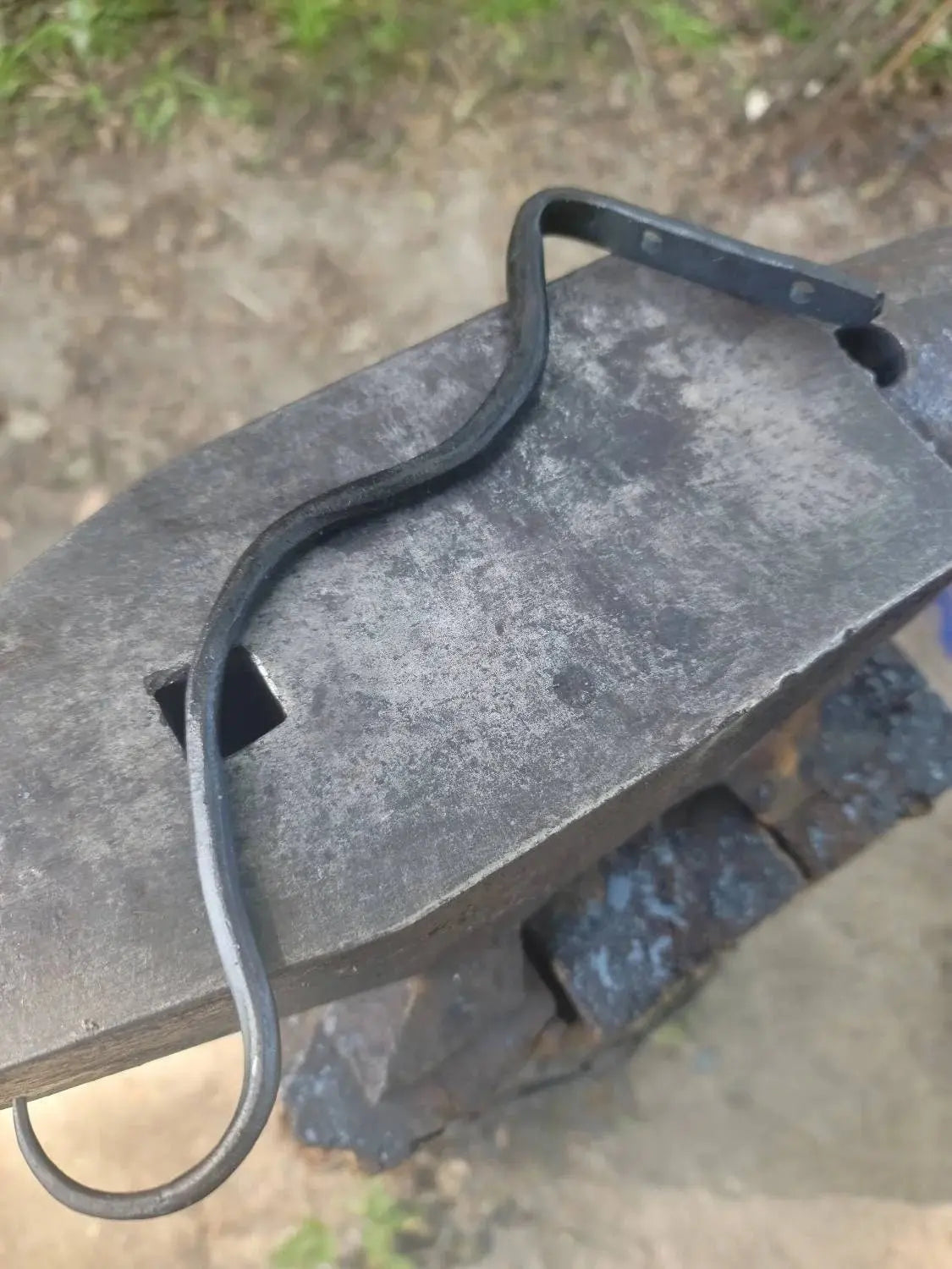 Forged Plant/Lantern Hanger Redbeard's Forge LLC