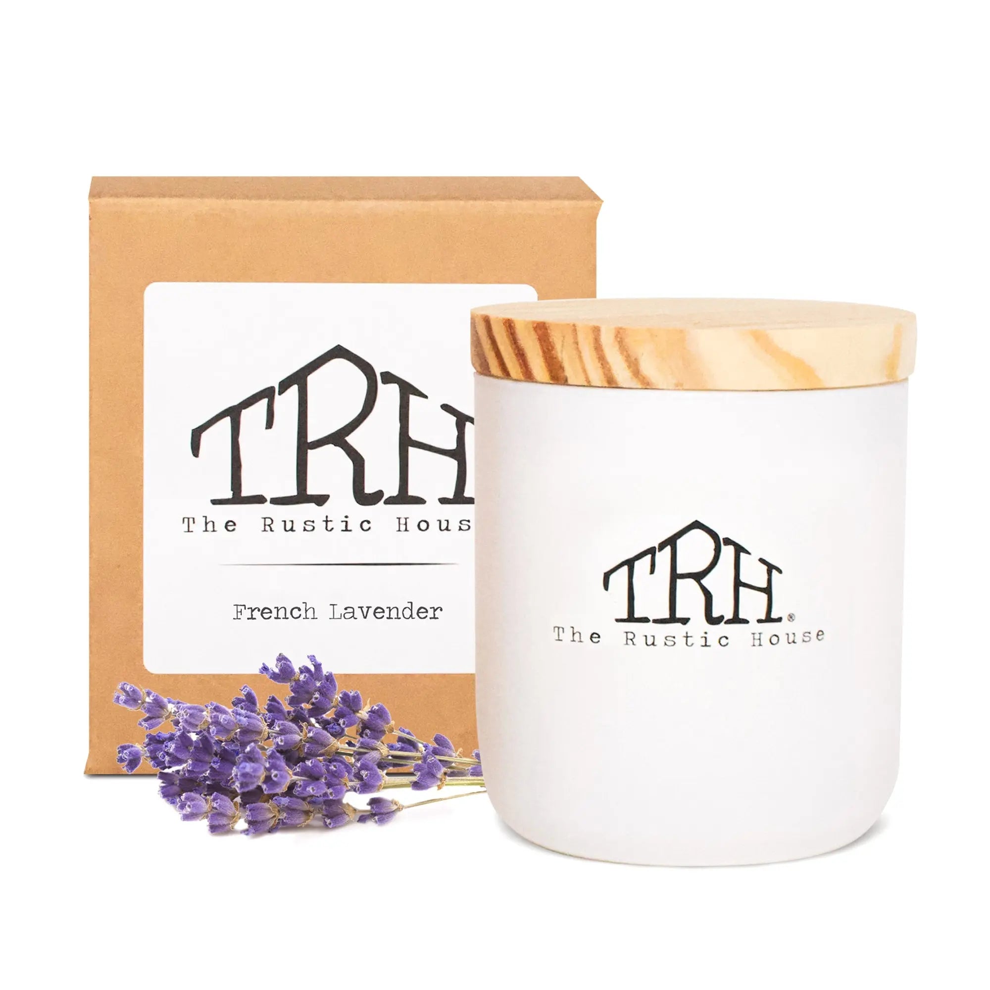French Lavender Candle The Rustic House