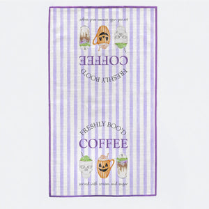 Freshly Boo'd Coffee Halloween Kitchen Towel Nola Tawk