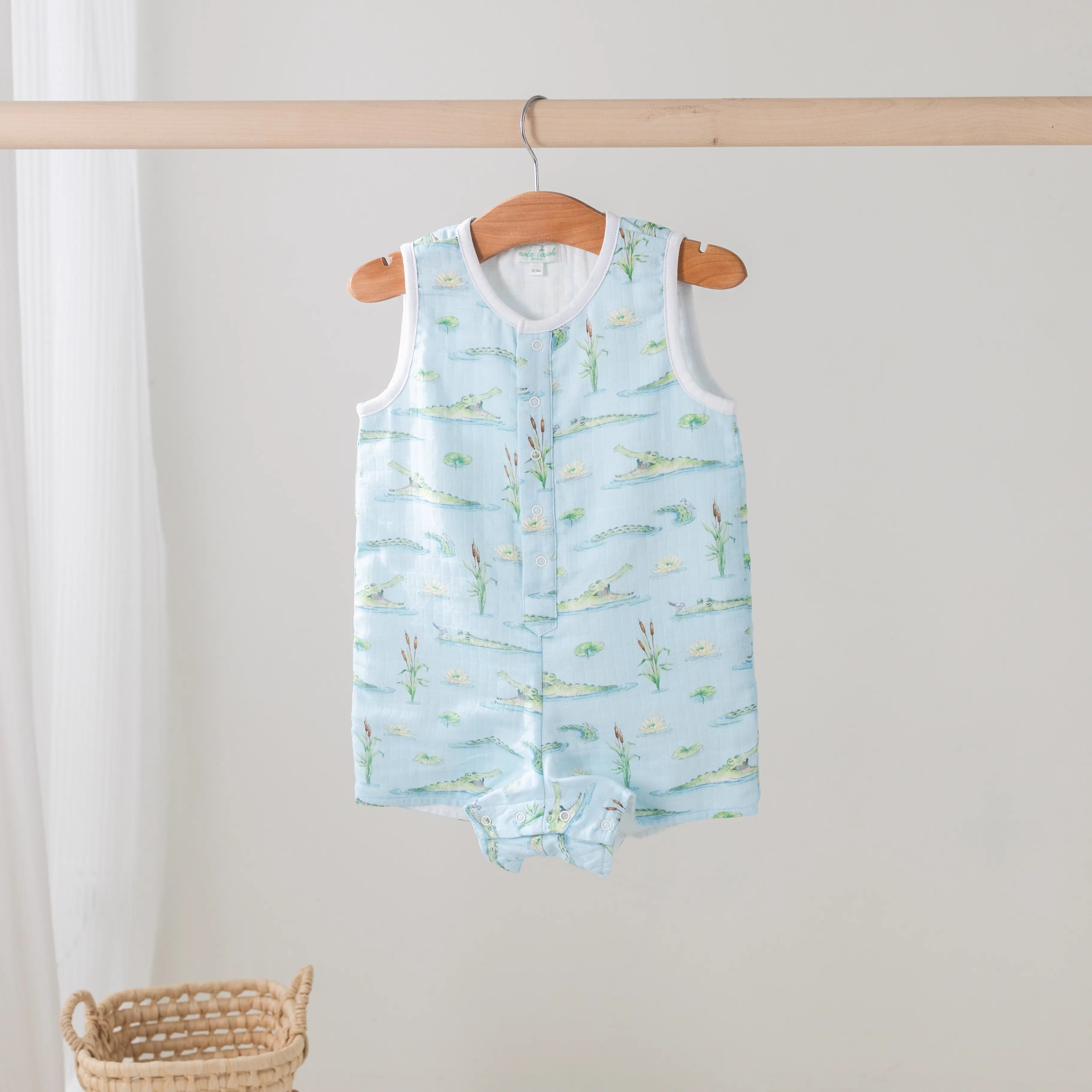 Gator Games Organic Muslin Shortall Nola Tawk