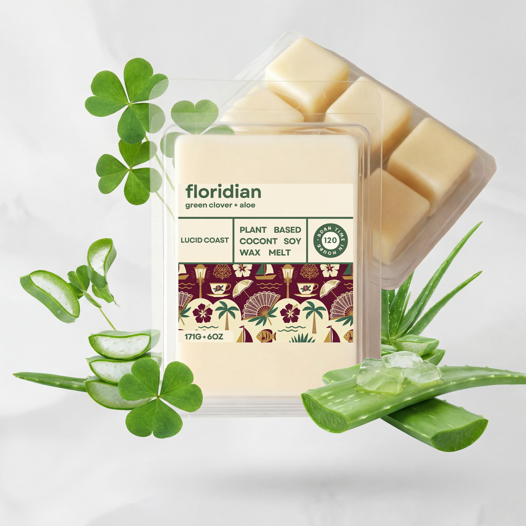 Floridian Wax Melt by Lucid Coast Co. product image 1
