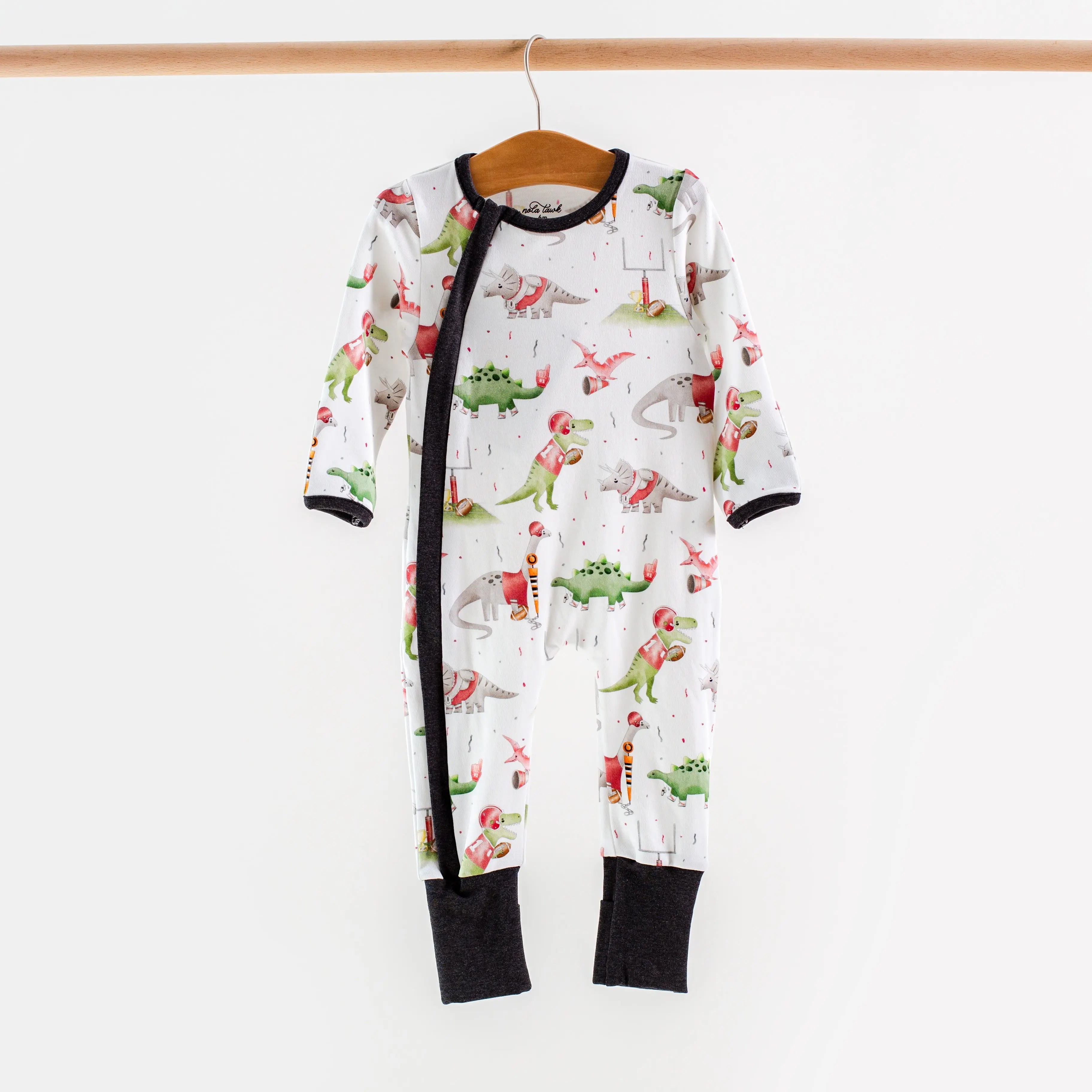 Georgia Dinos All-Stars Organic Cotton Kids Pajamas Nola Tawk