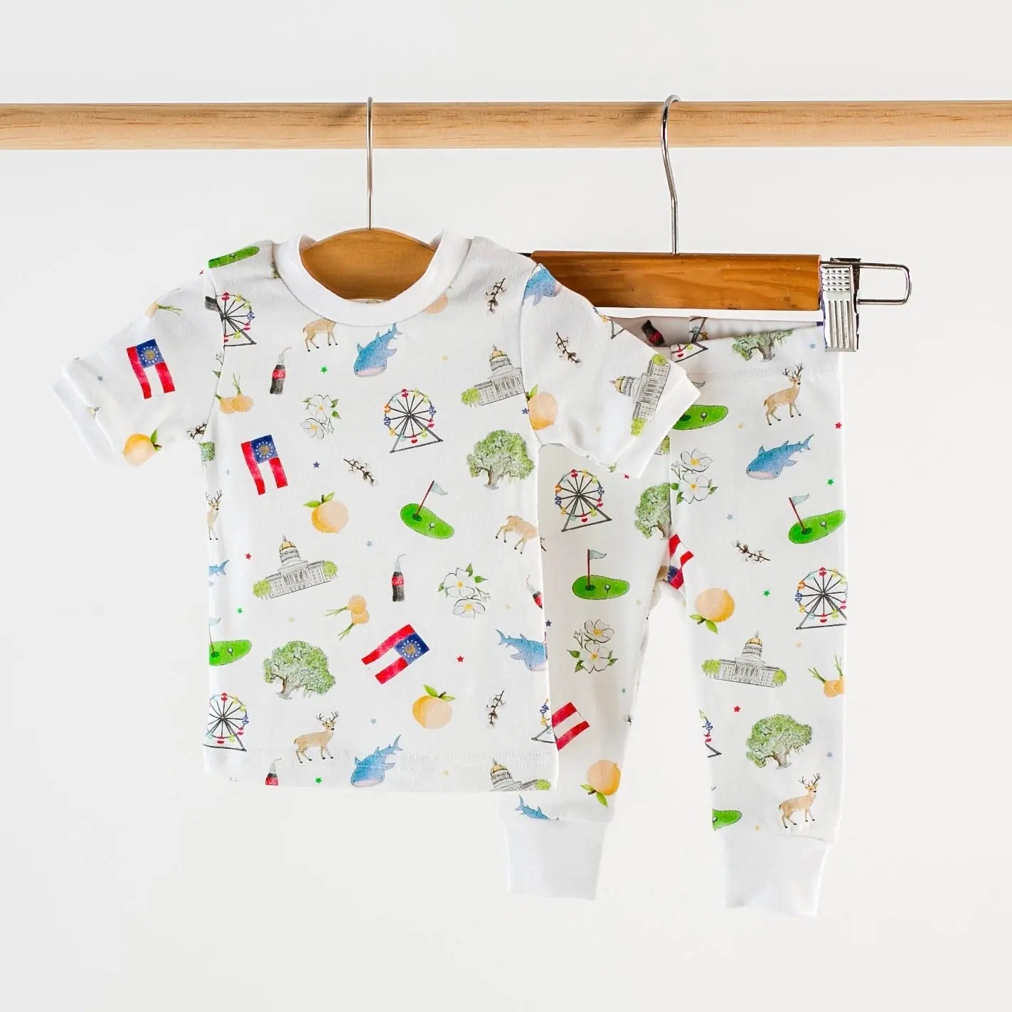 Georgia Kids Organic Cotton Pajamas Nola Tawk