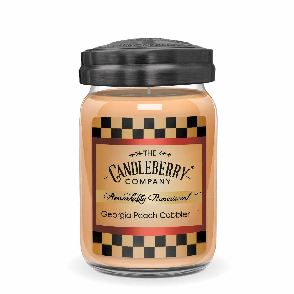 Georgia Peach Cobbler™, Large Jar Candle (Collective) The Candleberry® Candle Company