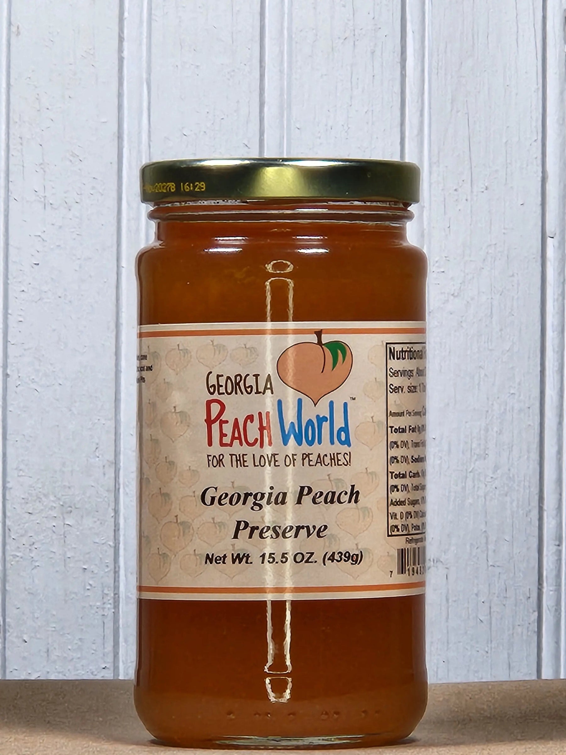 Georgia Peach Preserves 14.5 oz Georgia Peach World