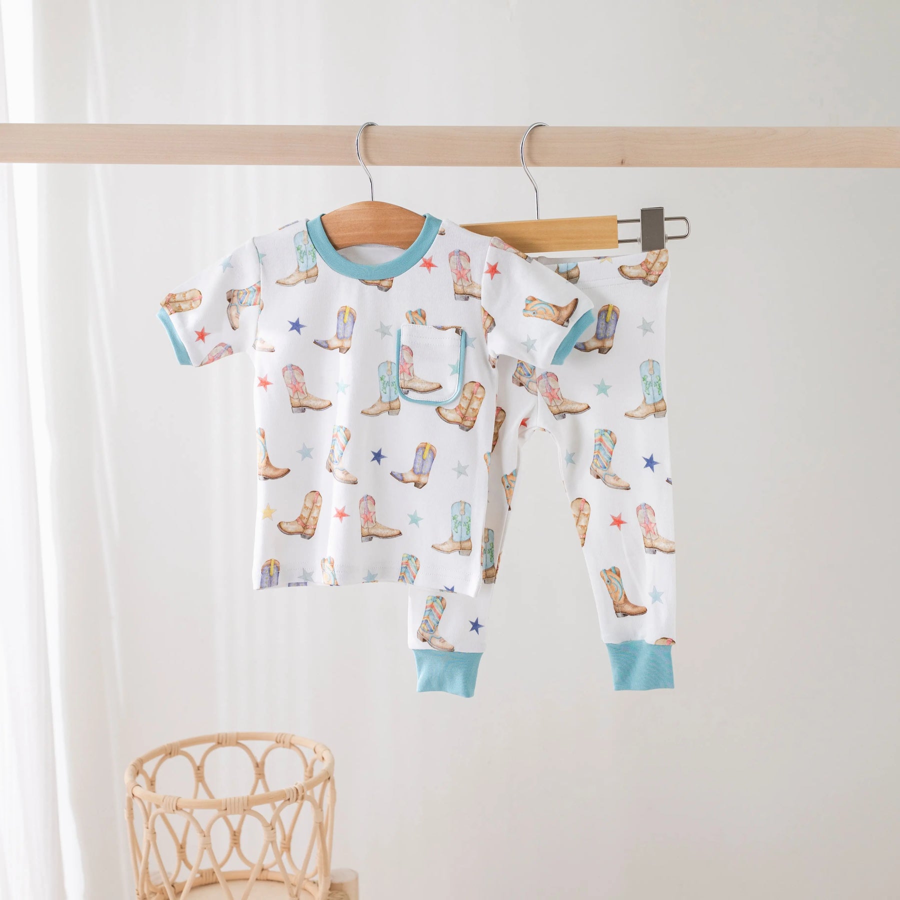 Giddy Up Organic Cotton Kids Pajamas Nola Tawk