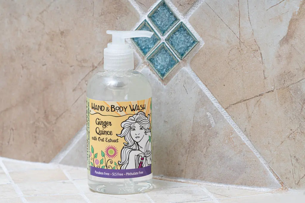 Ginger Quince Liquid Hand & Body Soap 8 oz. Essential Journeys