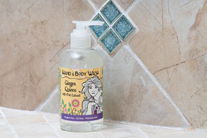 Ginger Quince Liquid Hand & Body Soap 8 oz. Essential Journeys