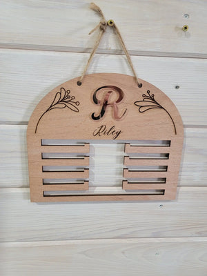 Girls Medal Display Sign EverLee Creations