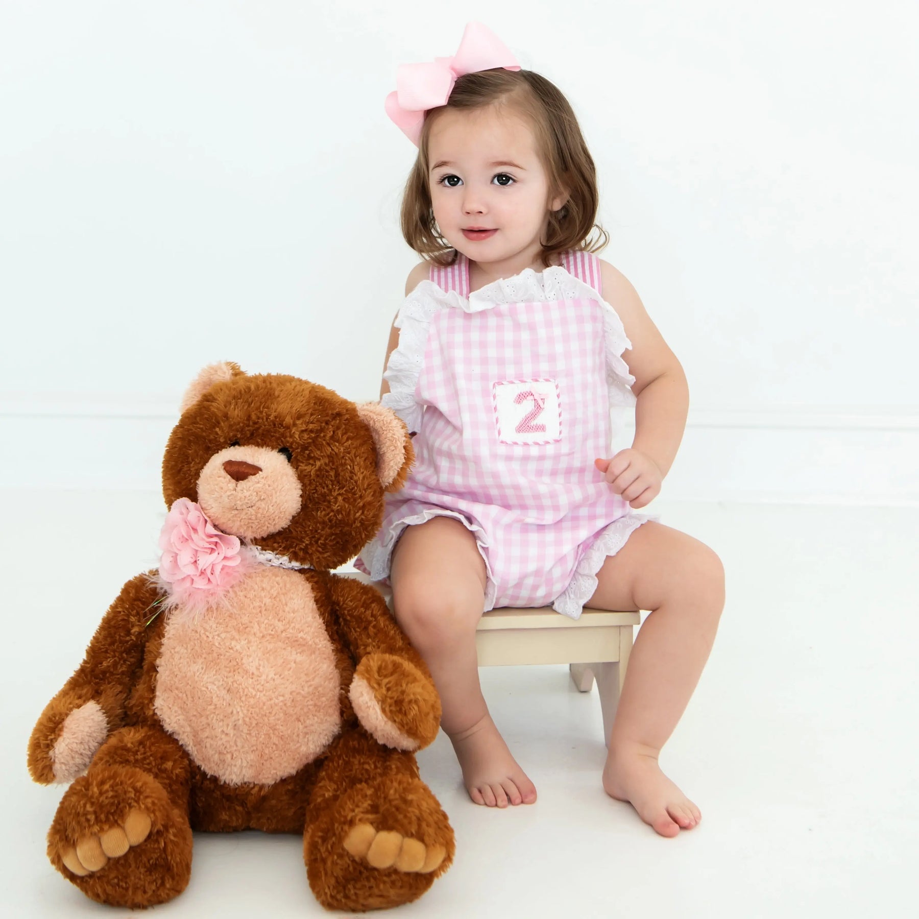 Girls Second Birthday Smocked Bubble Seven Lantern Lane