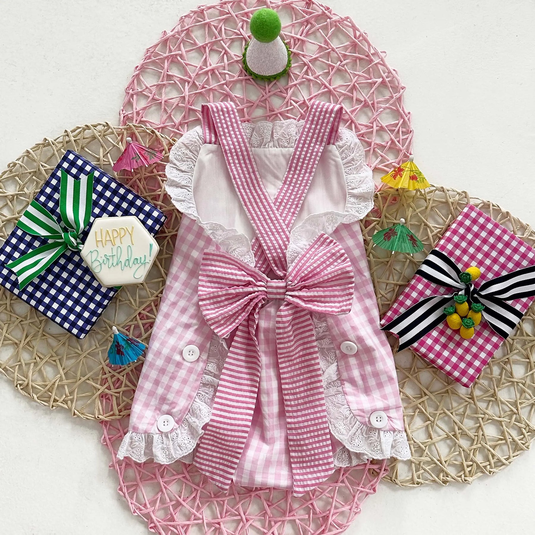 Girls Second Birthday Smocked Bubble Seven Lantern Lane