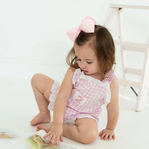 Girls Second Birthday Smocked Bubble Seven Lantern Lane