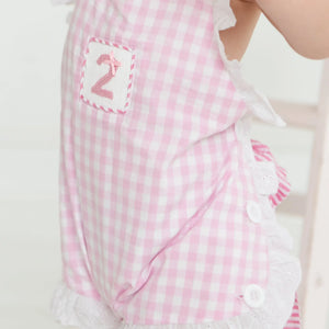 Girls Second Birthday Smocked Bubble Seven Lantern Lane