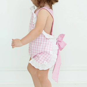Girls Second Birthday Smocked Bubble Seven Lantern Lane