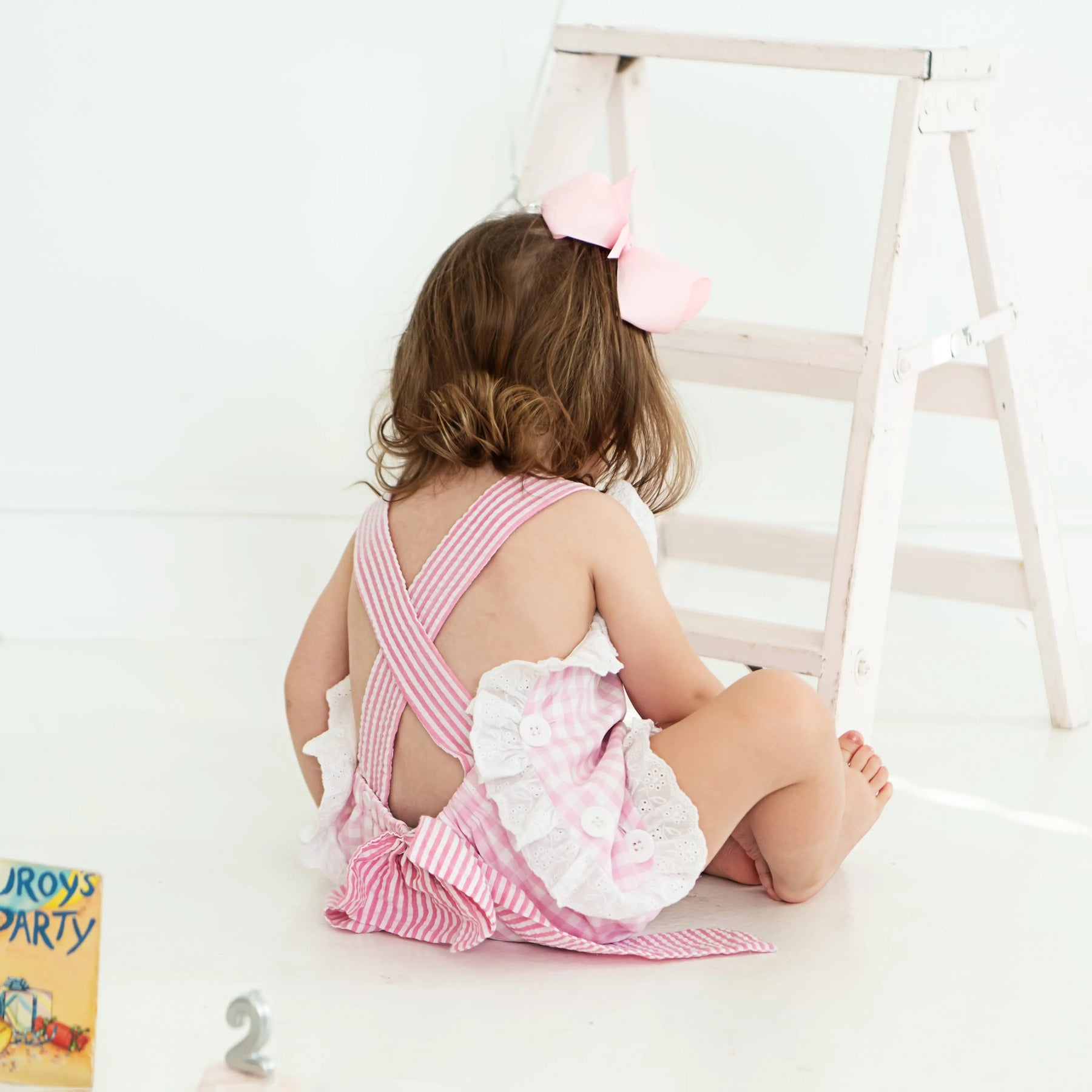 Girls Second Birthday Smocked Bubble Seven Lantern Lane
