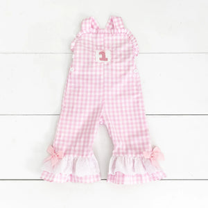 Girls Smocked First Birthday Longall Seven Lantern Lane