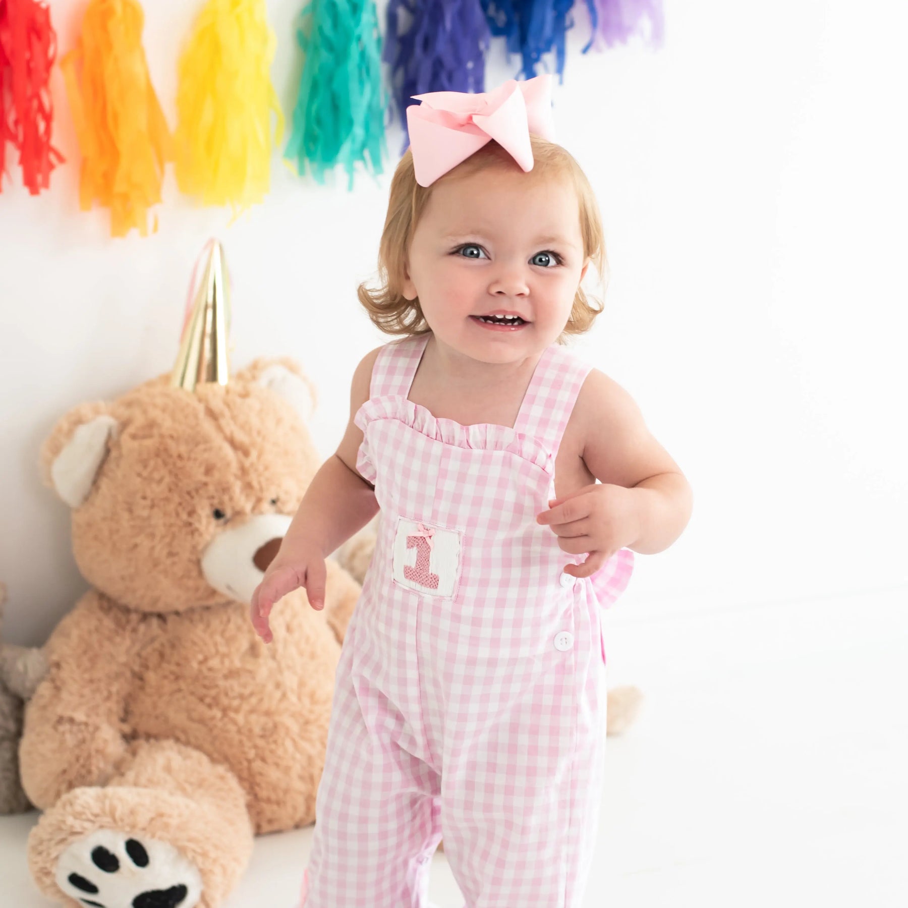 Girls Smocked First Birthday Longall Seven Lantern Lane