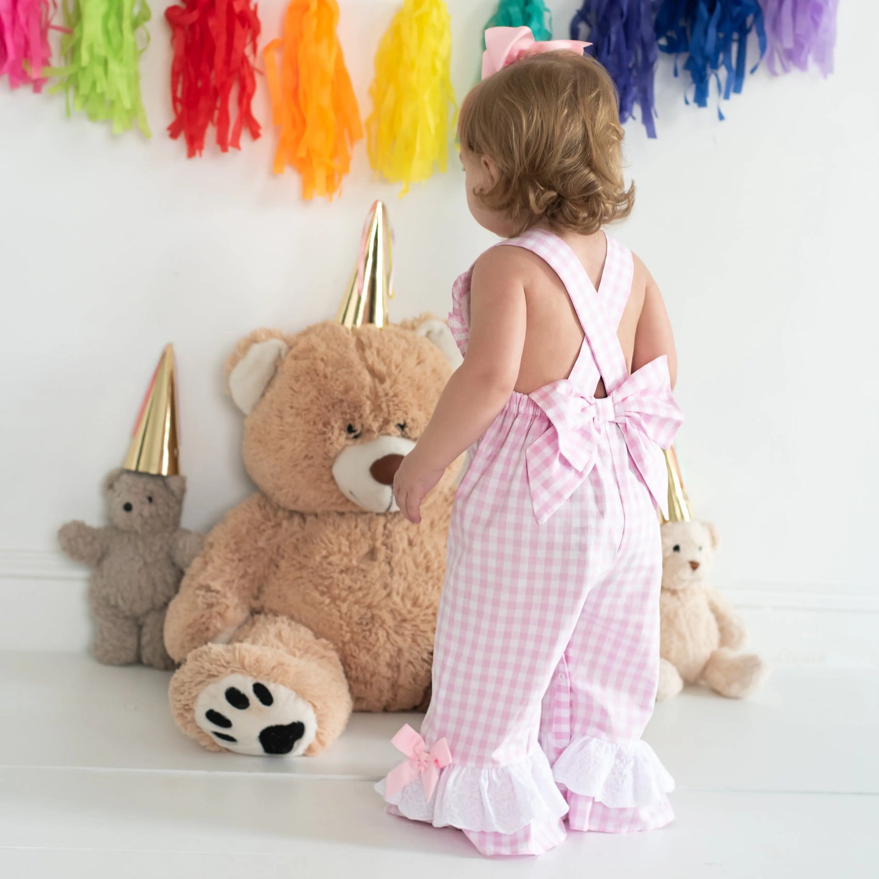 Girls Smocked First Birthday Longall Seven Lantern Lane