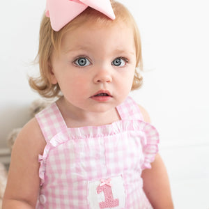 Girls Smocked First Birthday Longall Seven Lantern Lane