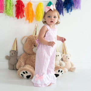 Girls Smocked First Birthday Longall Seven Lantern Lane