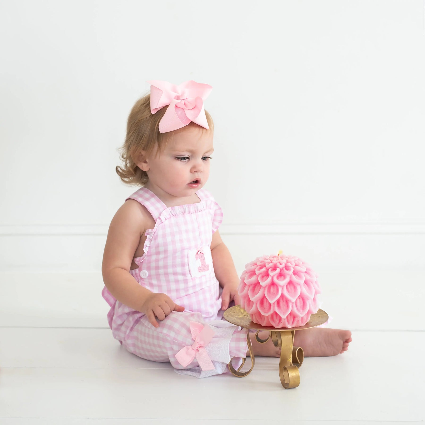 Girls Smocked First Birthday Longall Seven Lantern Lane