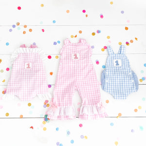 Girls Smocked First Birthday Longall Seven Lantern Lane