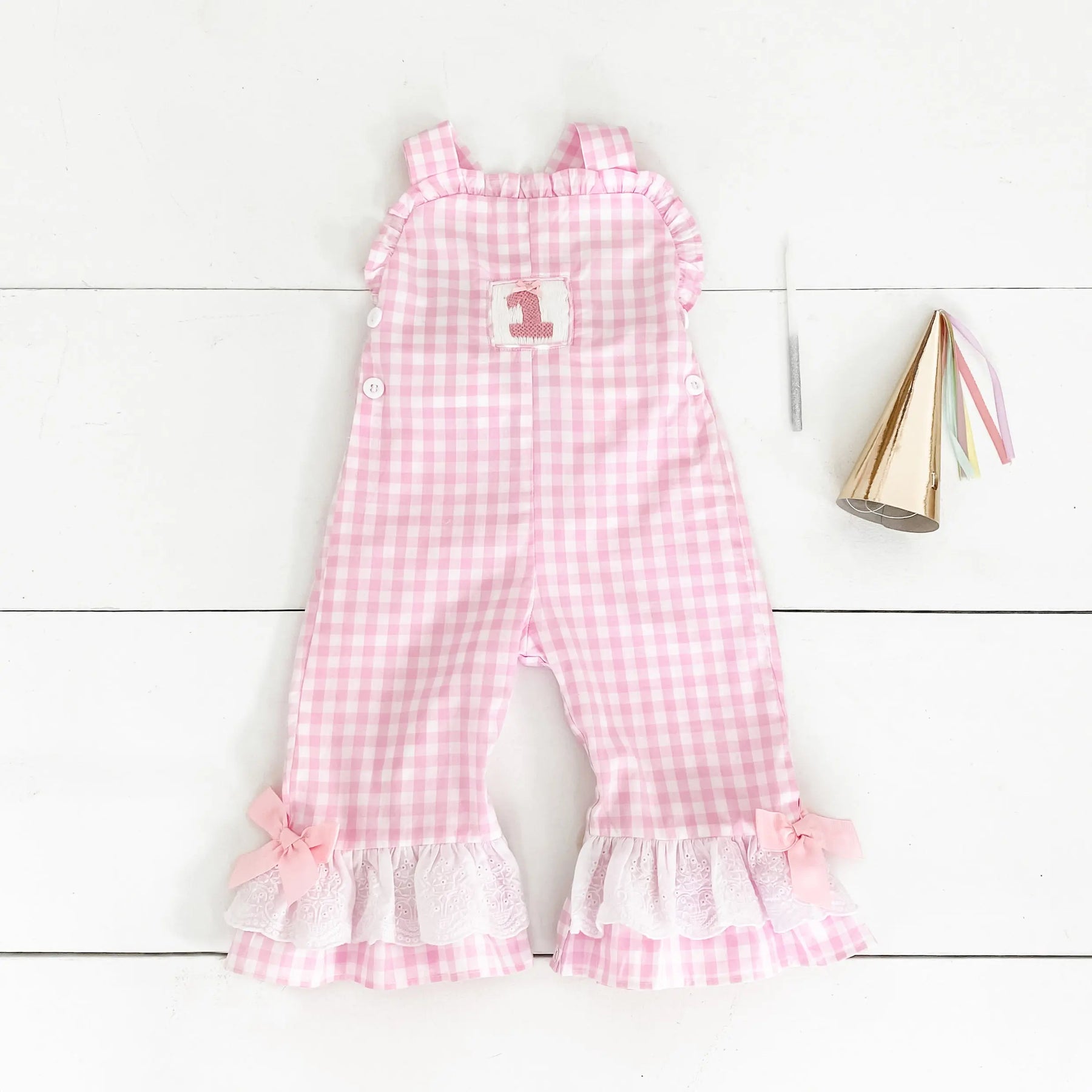Girls Smocked First Birthday Longall Seven Lantern Lane