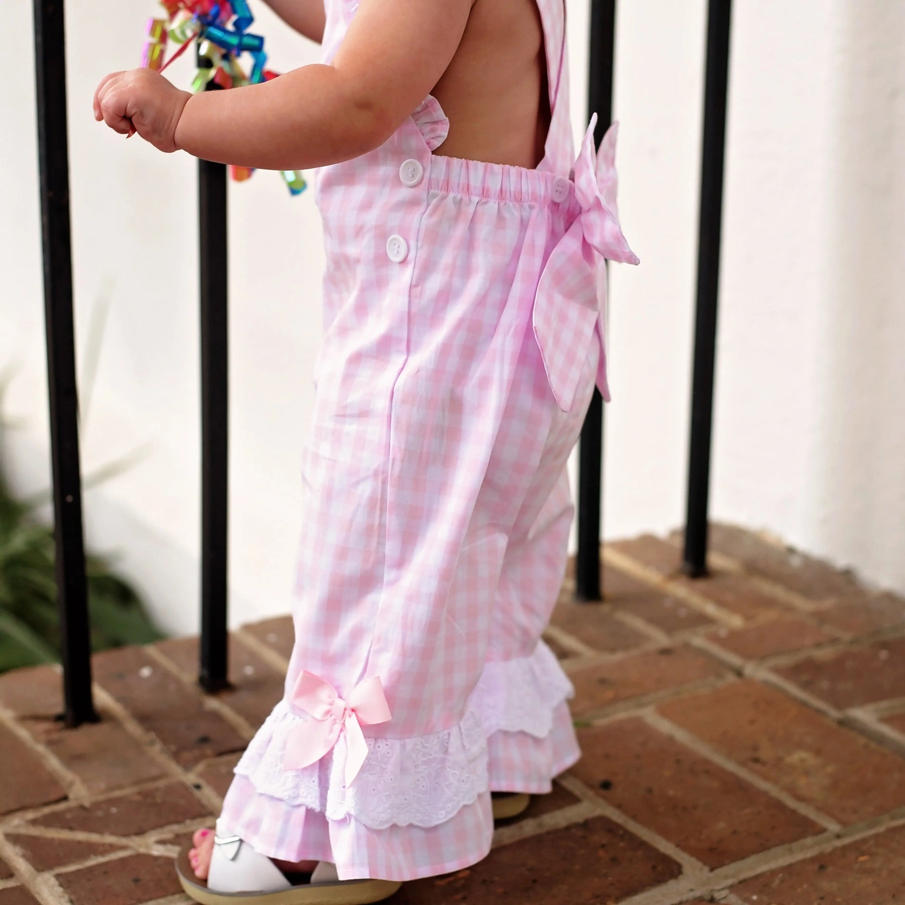 Girls Smocked First Birthday Longall Seven Lantern Lane