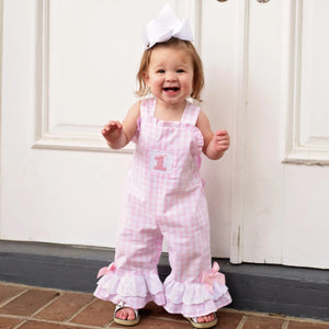 Girls Smocked First Birthday Longall Seven Lantern Lane
