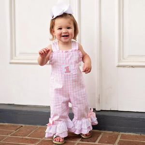 Girls Smocked First Birthday Longall Seven Lantern Lane