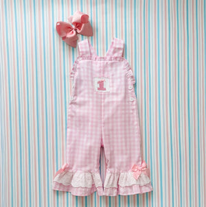 Girls Smocked First Birthday Longall Seven Lantern Lane