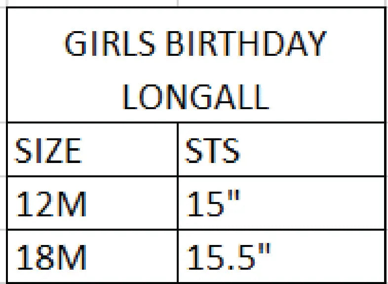 Girls Smocked First Birthday Longall Seven Lantern Lane