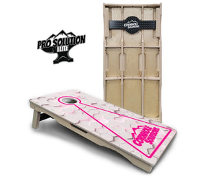Glow Hole White Cornhole Boards - Pro Solution Elite Series Cornhole Solutions