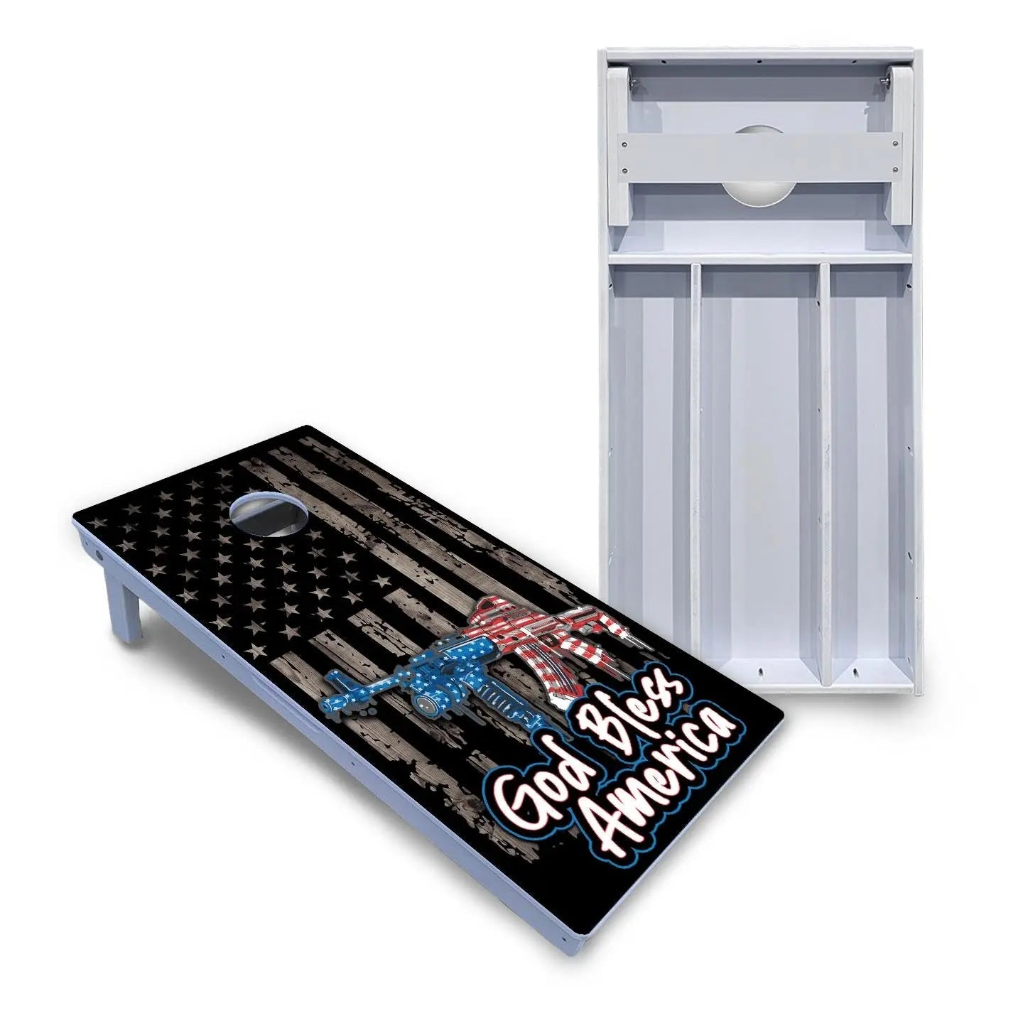 God Bless America Cornhole Boards - All Weather Series Cornhole Solutions