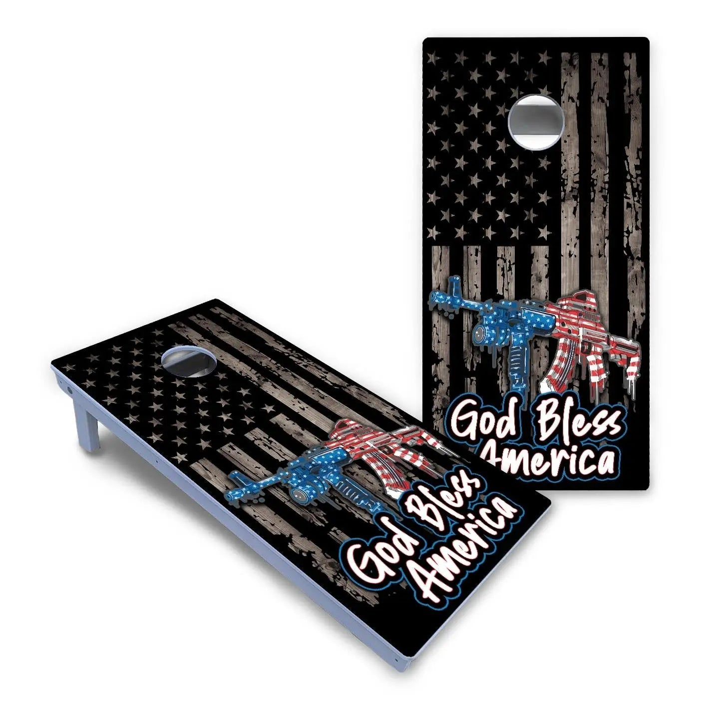God Bless America Cornhole Boards - All Weather Series Cornhole Solutions