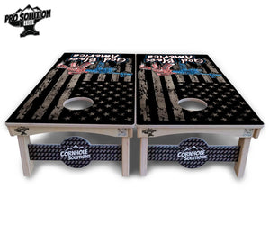God Bless America Cornhole Boards - Pro Solution Elite Series Cornhole Solutions