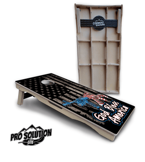 God Bless America Cornhole Boards – Pro Lite or Pro Elite